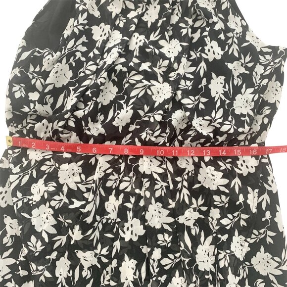Suzanne Betro sleeveless black and white floral dress - Picture 7 of 12